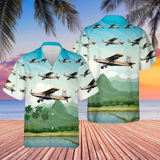 US Army Pilatus PC-6B2-H2 Turbo Porter Hawaiian Shirt HO3082