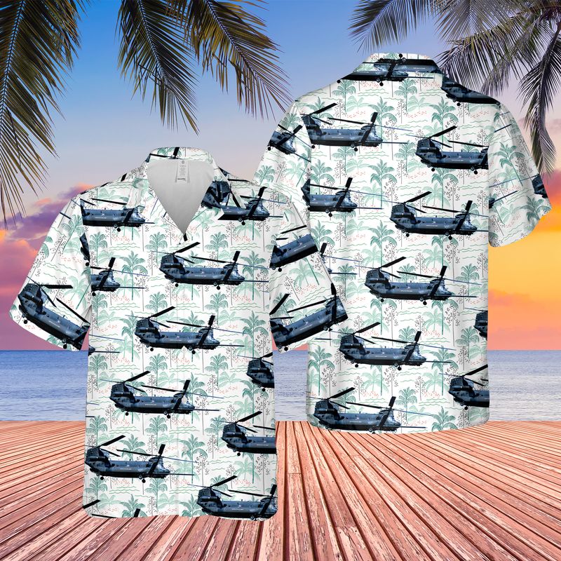 US Army 160th Special Operations Aviation Regiment MH-47G Hawaiian Shirt HO3066