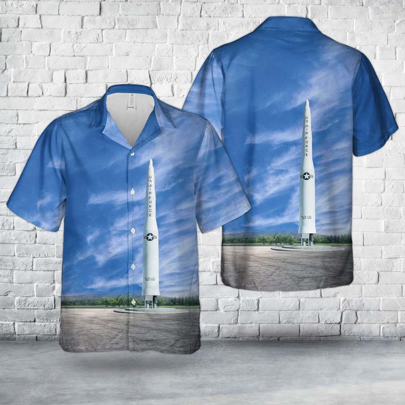 US Air Force Boeing LGM-30 Minuteman II ICBM Hawaiian Shirt HO2828
