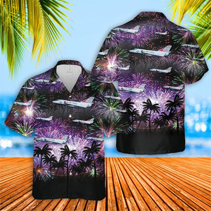 US Air Force Convair F-106 Delta Dart New Jersey Hawaiian Shirt, Hawaiian shirt for men, dad husband veteran HO3764