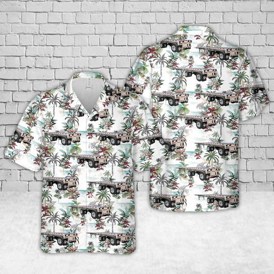 2022 Wilson Flatbed Trailer Aluminum New Hawaiian Shirt HO2866