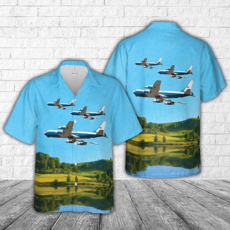 US Air Force Boeing KC-135E Stratotanker (717-148) Hawaiian Shirt HO2839