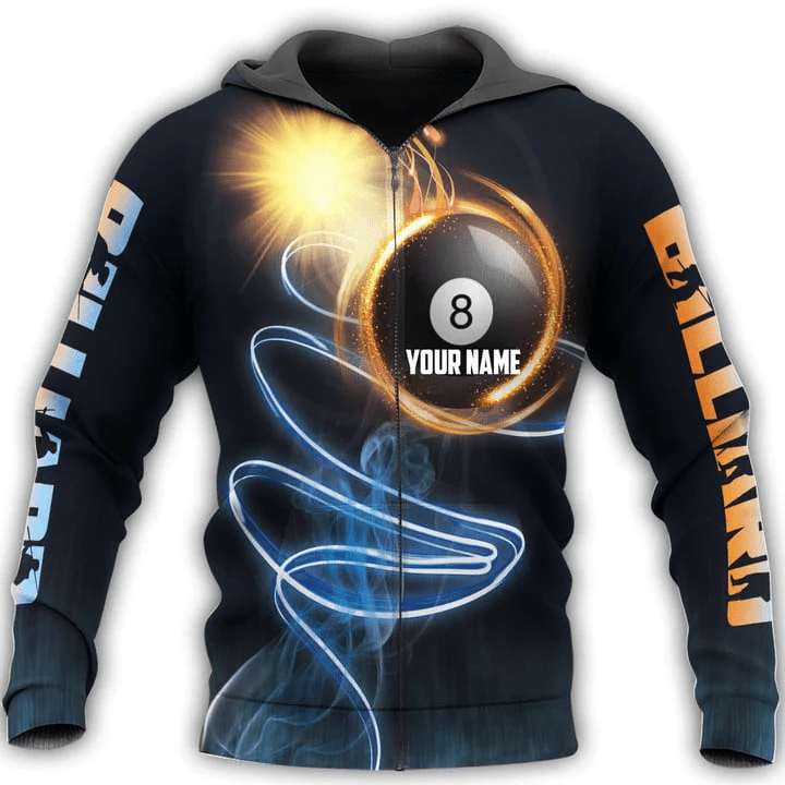 Lasfour 8 Ball Billiard Personalized 3D Unisex Shirt BIA0470