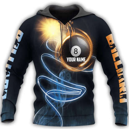 Lasfour 8 Ball Billiard Personalized 3D Unisex Shirt BIA0470