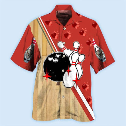 3D Bowling Hawaiian Shirt, Bowling Skull Hawaiian Shirt, Bowling Aloha Shirt For Men - Perfect Gift For Bowling Lovers, Bowlers HO4056
