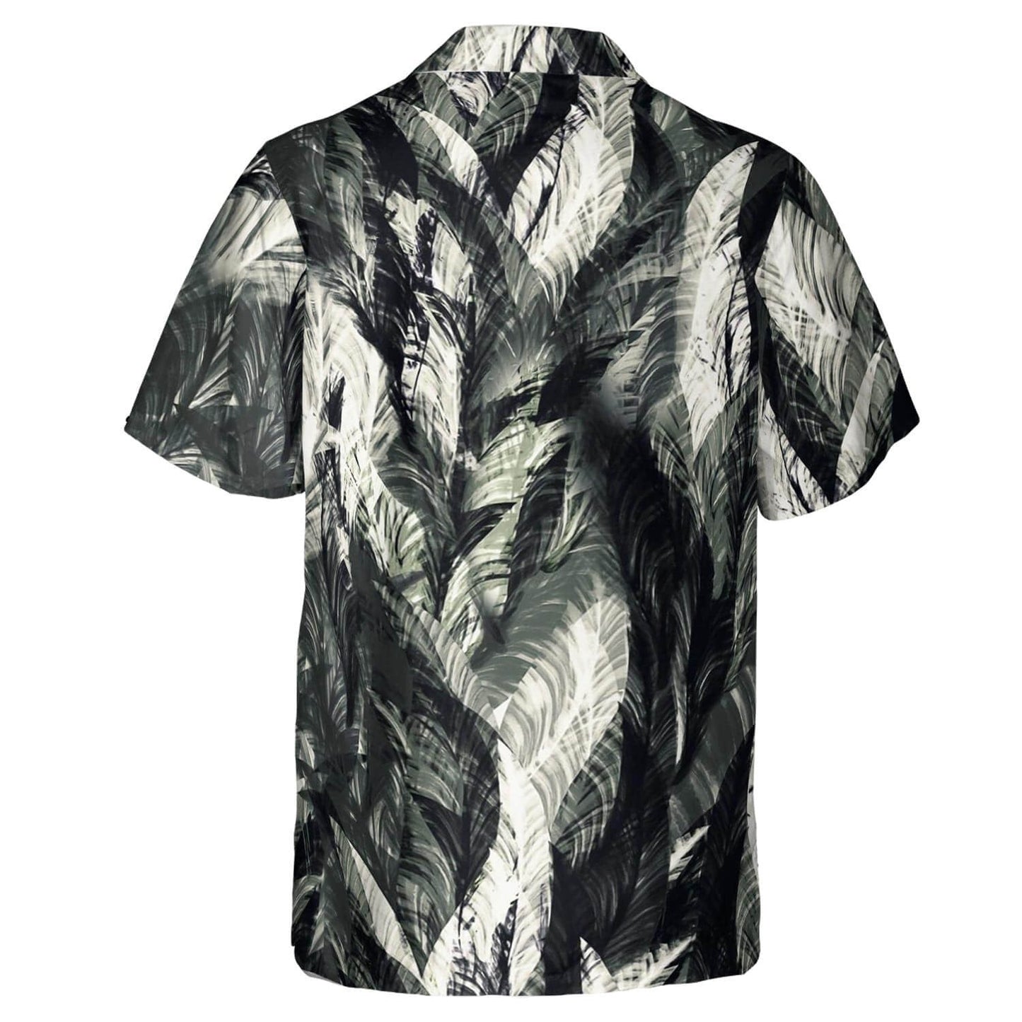 Hawaiian Camp Collar Short Sleeve Button-Down Shirt Tropical HO4970