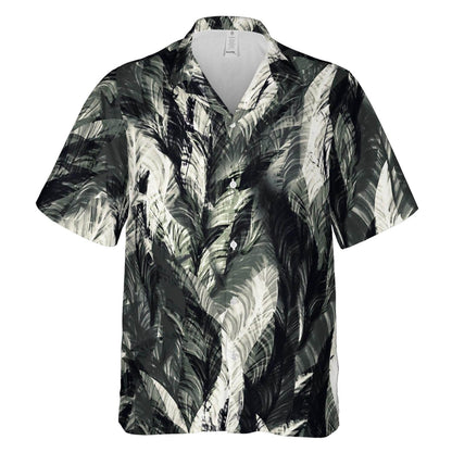 Hawaiian Camp Collar Short Sleeve Button-Down Shirt Tropical HO4970