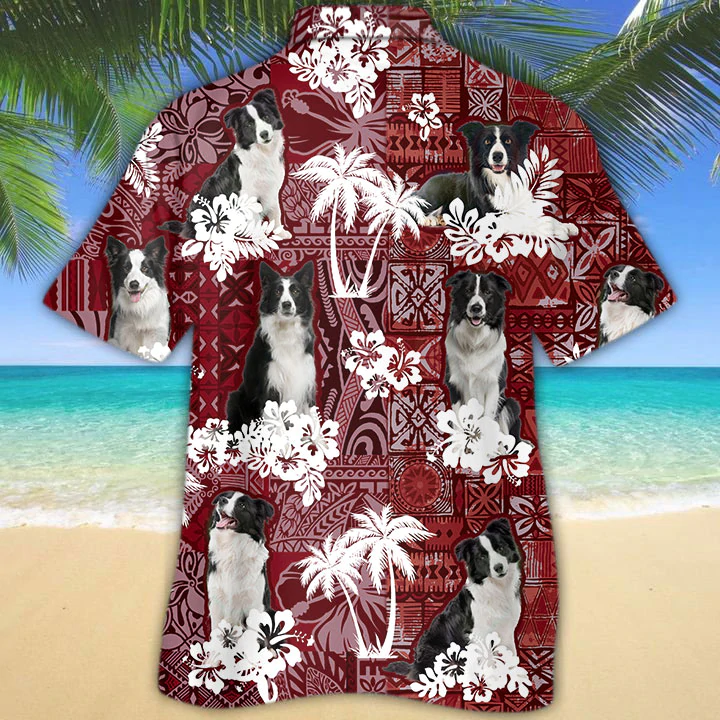 Border Collie 3 Hawaiian Shirt, Gift for Dog Lover Shirts, Animal Summer Shirts, Hawaiian Shirt Men HO1279