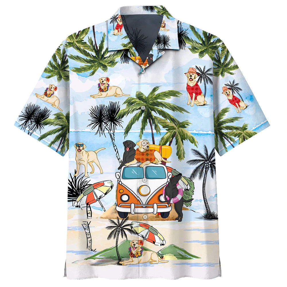 Corgi Hawaiian Shirt, Dog hawaiian shirt, Gift for dog lovers HO1426